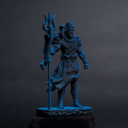 Shiva-The Protector Antique Gold