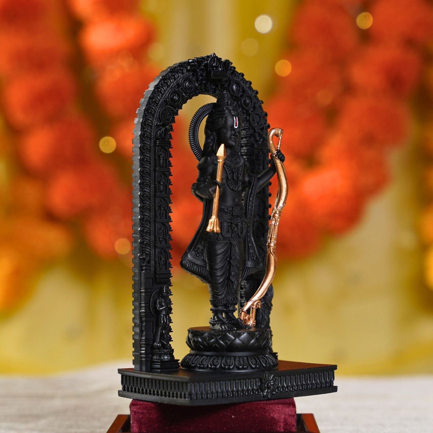 Ram Lalla Ayodhya Ram Mandir Murti Black