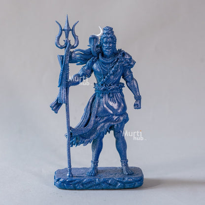 Shiva-The Protector Antique Gold