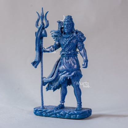 Shiva-The Protector Antique Gold