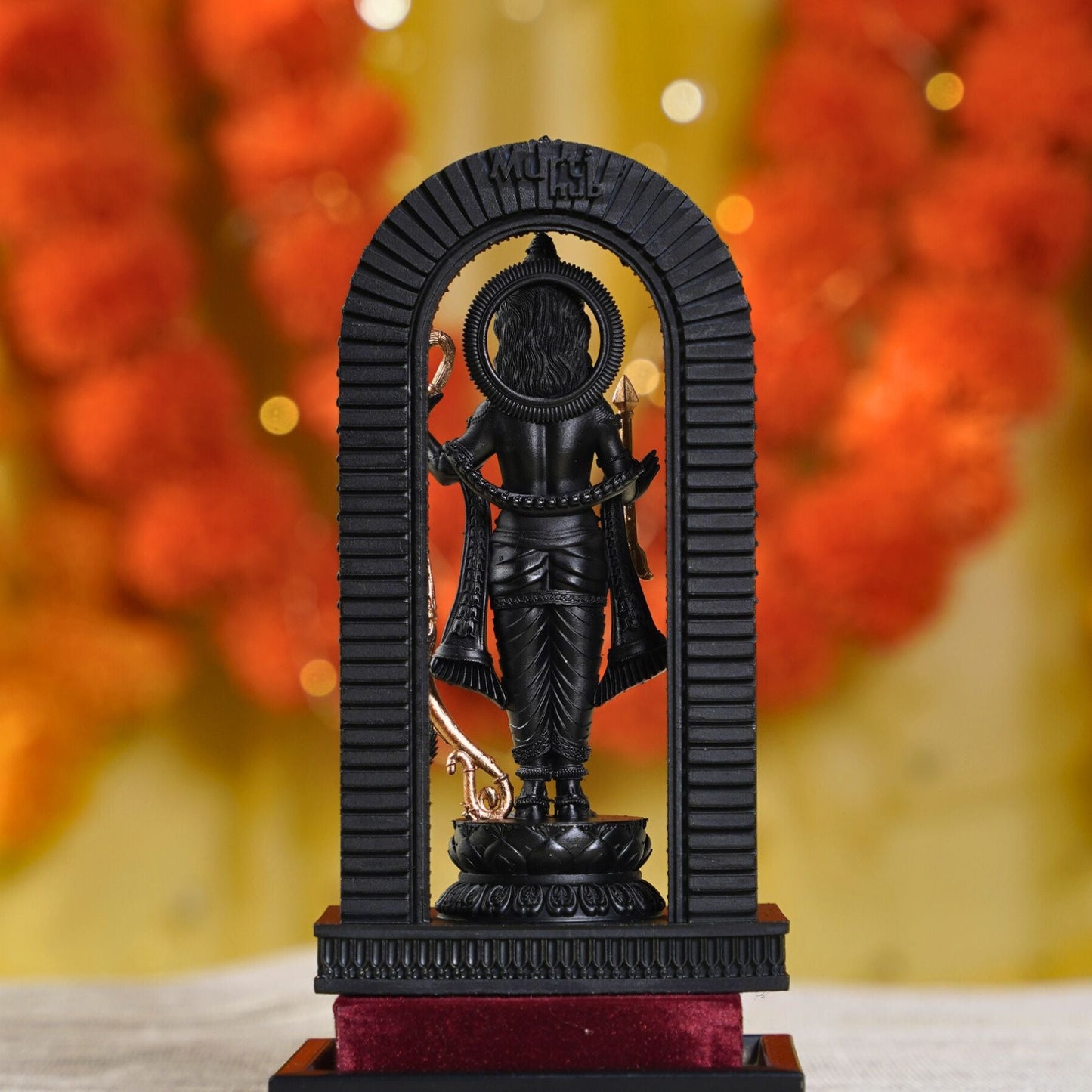 Ram Lalla Ayodhya Ram Mandir Murti Black