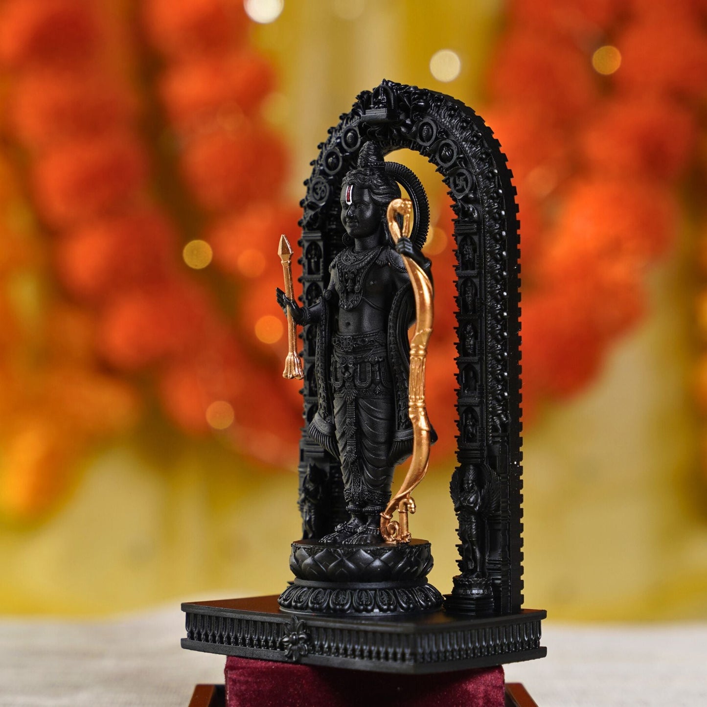 Ram Lalla Ayodhya Ram Mandir Murti Black