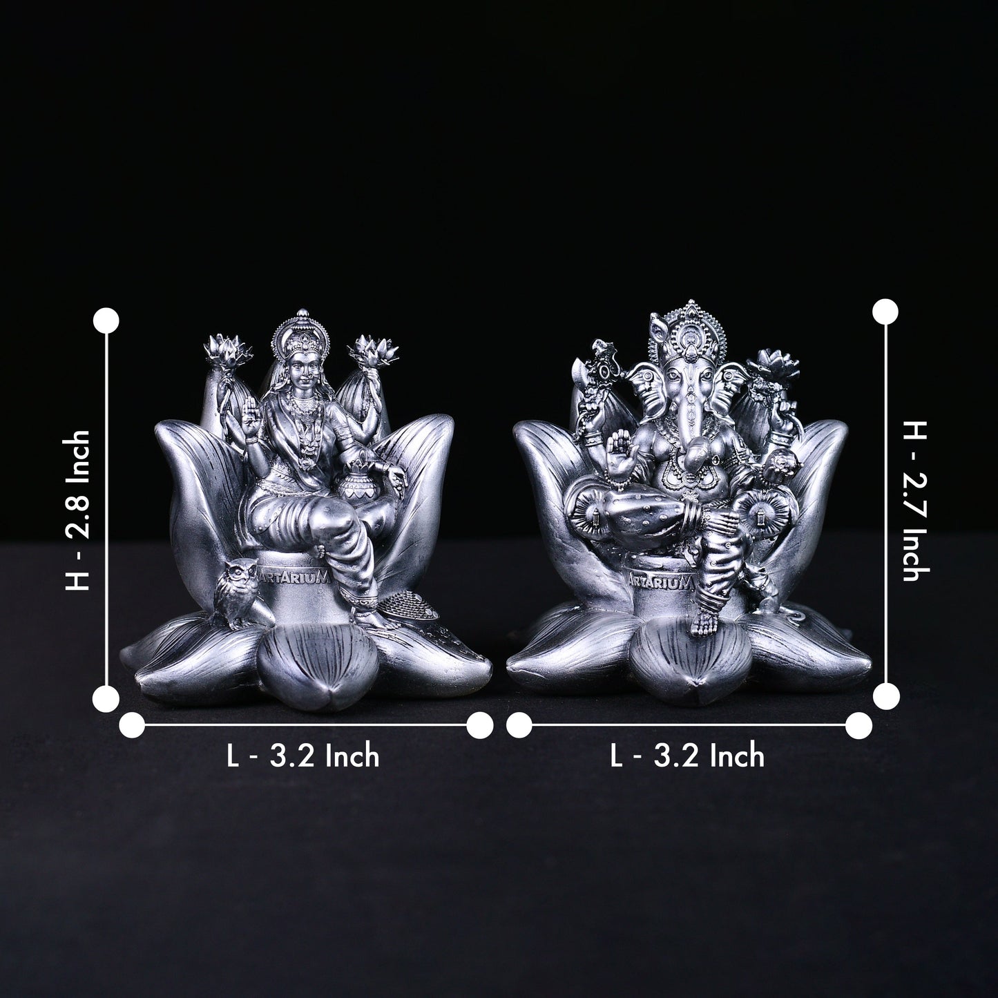 Padma Laxmi Ganesha Idol Car Dashboard