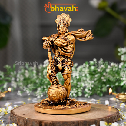 Bahubali Lord Hanuman Idol for CarDashboard, Pooja and Decor