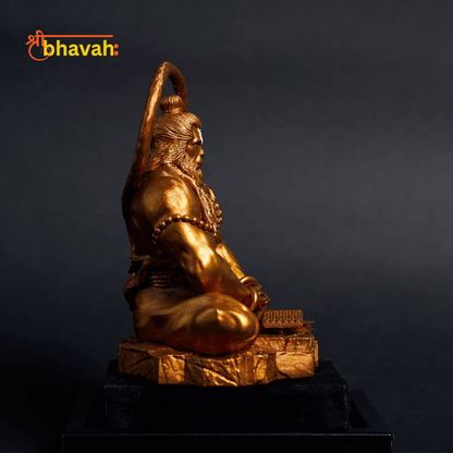 Pavan Sut Hanuman ji - Antique Gold