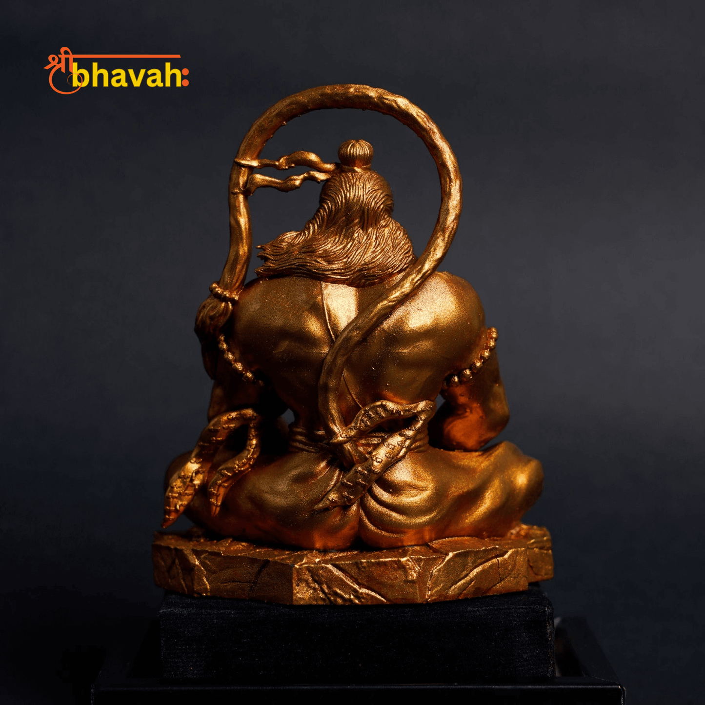 Pavan Sut Hanuman ji - Antique Gold