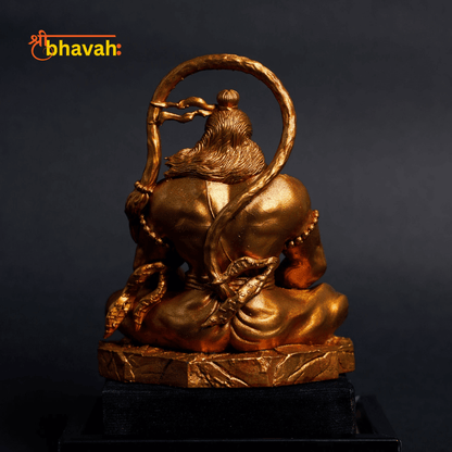 Pavan Sut Hanuman ji - Antique Gold