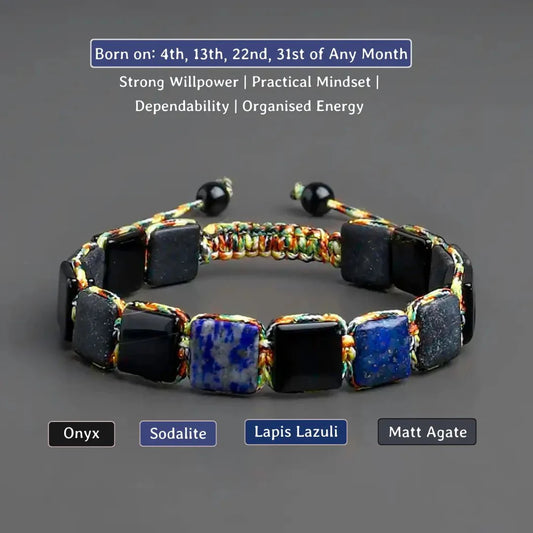 Empowered by Ruling Number 4 Energy Bracelet