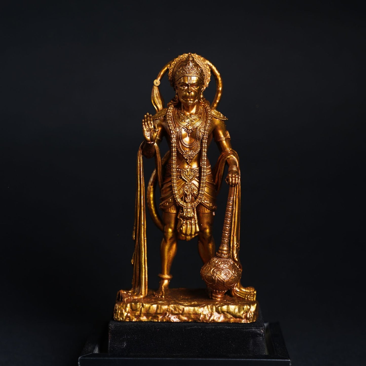 King of Sarangpur Lord Hanuman ji Antique Gold