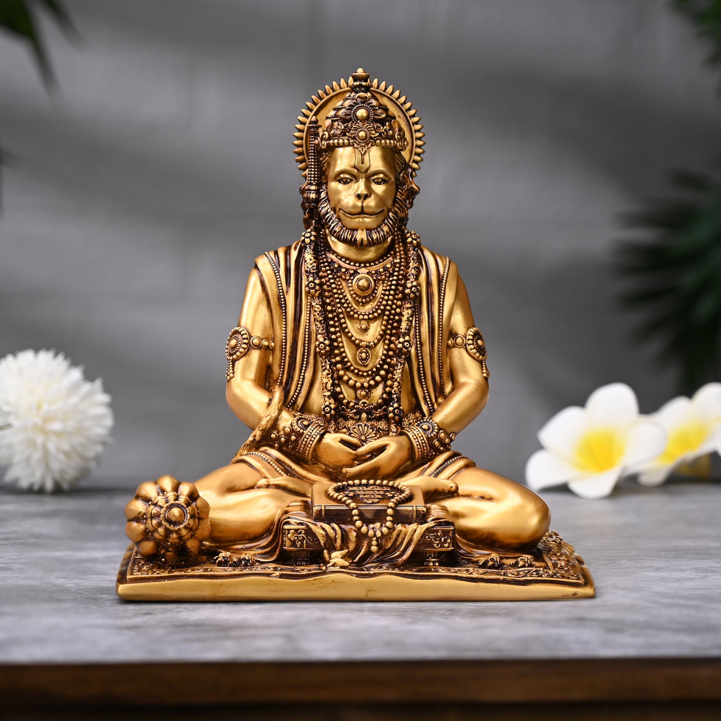 Meditating Lord Hanuman Idol