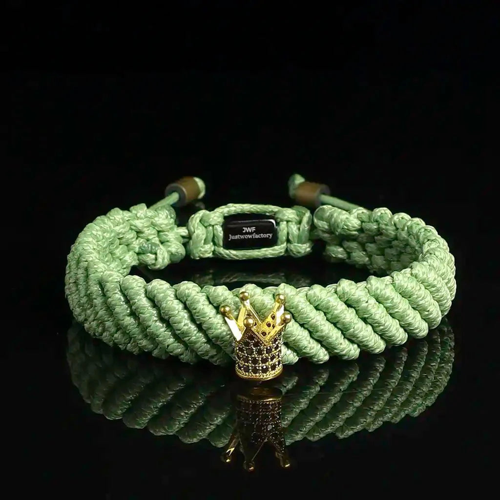 Well Deserved Recognition Crown Thread Bracelet