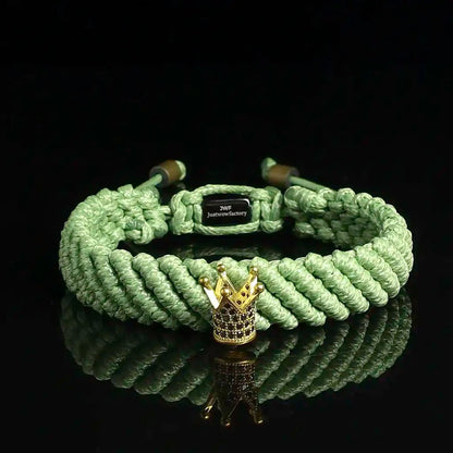 Well Deserved Recognition Crown Thread Bracelet